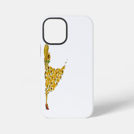 sunflower and girl  iPhone 12 mini hoesje