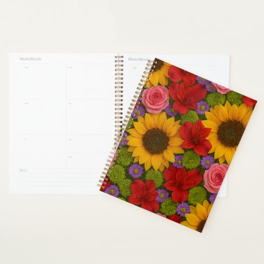 Sunflower and Rose Planner (Display)