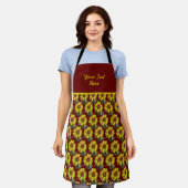 Sunflower Apron Schort (Gedragen)