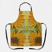 Sunflower Apron Schort (Voorkant)