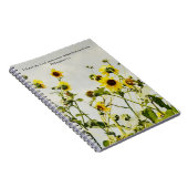 Sunflower Art Bible Verse Prayer Journal Notitiebo Notitieboek (Rechterzijde)
