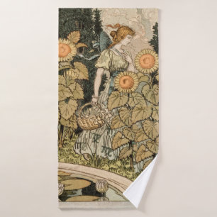Sunflower Art Nouveau Jardin Grasset Femme