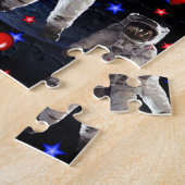Sunflower Astronaut Puzzles Legpuzzel (Zijkant)
