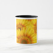 Sunflower Background Mug Mok (Midden)