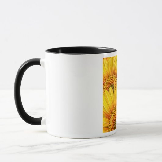 Sunflower Background Mug Mok (Links)