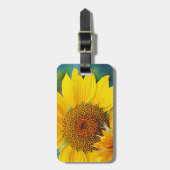 SUNFLOWER BAGAGELABEL TRAVEL GIFT (Voorkant verticaal)