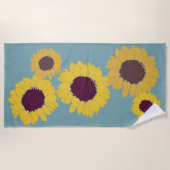 Sunflower Beach Towel Strandlaken (Voorkant)