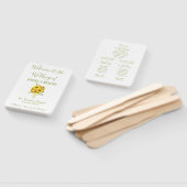 Sunflower Beauty Wedding Handwaaier (Niet-gemonteerd)