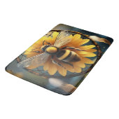 Sunflower Bee Dreamcatcher, Badmat (Gekanteld)