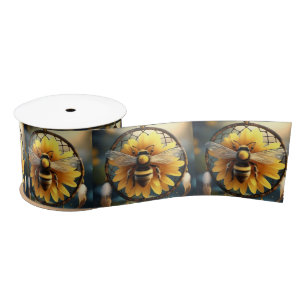 Sunflower Bee Dreamcatcher, Lint