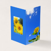 Sunflower:Bi-fold card (Outside)