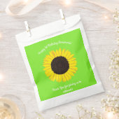 Sunflower Birthday Party Bedankzakje (Geknipt)