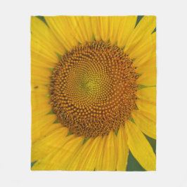 Sunflower Blanket close-up Fleece Deken