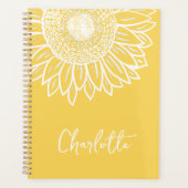 Sunflower Bloom Moderne Nom Personnalisable (Devant)