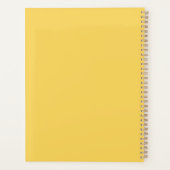 Sunflower Bloom Moderne Nom Personnalisable (Dos)
