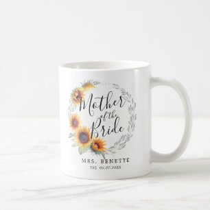 Sunflower Bloom Moeder van de Bride Koffiemok