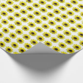 Sunflower Bloom Pattern Cadeaupapier (Hoek)