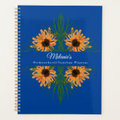 Sunflower Blue Enseignant École Homeschool Planner (Devant)