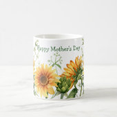 Sunflower Bonne fête des mères café Mug (Centre)