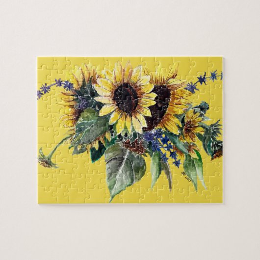 Sunflower Bouquet Legpuzzel (Horizontaal)