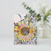 SUNFLOWER BRIEFKAART (Staand voorkant)