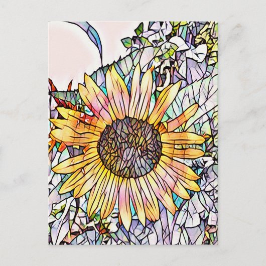 SUNFLOWER BRIEFKAART (Voorkant)