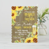 Sunflower Bubby & Brunch Invitation de la douche n (Debout devant)