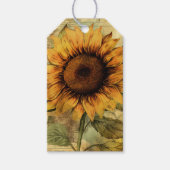 Sunflower Cadeaulabel (Voorkant)