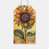 Sunflower Cadeaulabel (Voorkant)