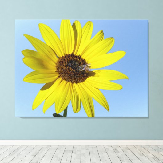 Sunflower Canvas (Insitu (Houten vloer))