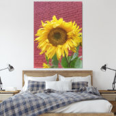 Sunflower Canvas Afdruk (Insitu (Slaapkamer))