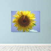 Sunflower Canvas Afdruk (Insitu (Houten vloer))