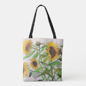 SunFlower-Canvas tas (Achterkant)