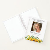 Sunflower Celebration of Life Funeral Livre d'or (Intérieur)