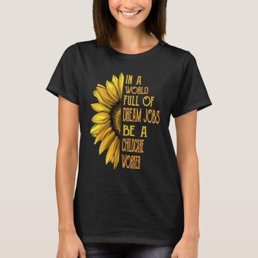 Sunflower Childcare Worker T-shirt (Voorkant)