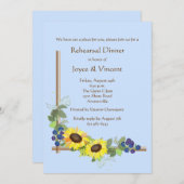 Sunflower Corner Uitnodiging (Voorkant / Achterkant)