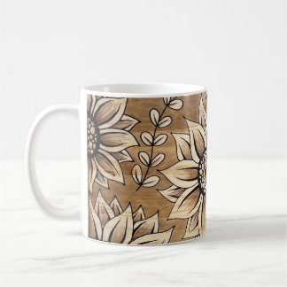 Sunflower Crazy café Mug
