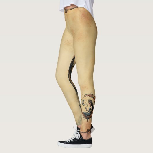 Sunflower Crescent Queen  Leggings (Links)