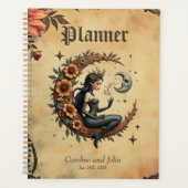 Sunflower Crescent Queen  Planner (Voorkant)