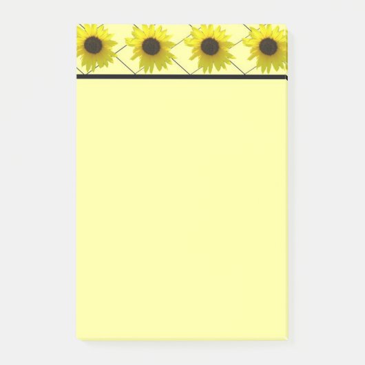 Sunflower Crisscross Post-it® Notes (Voorkant)