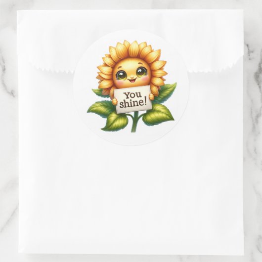 Sunflower Cutie Stickers (Sac)