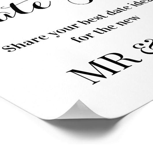 Sunflower Date Jar Mariage Signal Floral Poster (Coin)