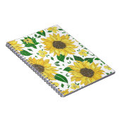 Sunflower Design – Bright Floral Illustration Notitieboek (Rechterzijde)