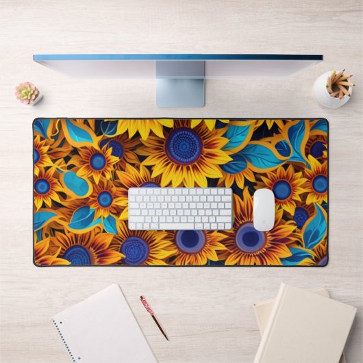 Sunflower Desk Mat (Bureau 1)