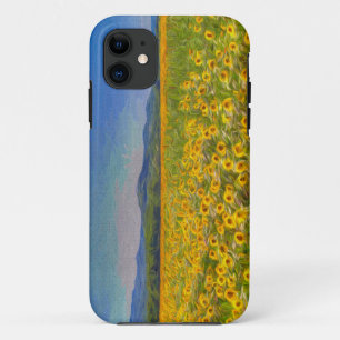 Sunflower Dreams Art iPhone 11 Hoesje