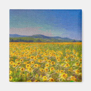 Sunflower Dreams Art Magneet