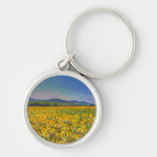 Sunflower Dreams Art Sleutelhanger