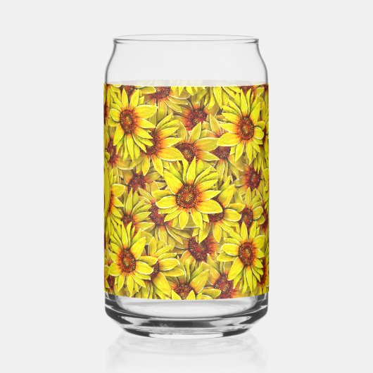 Sunflower Drinking Glass (Verso)
