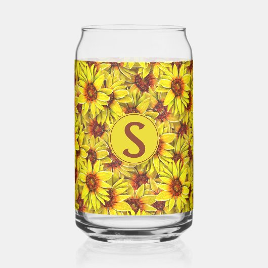 Sunflower Drinking Glass (Gauche)