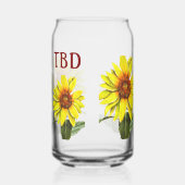 Sunflower Drinking Glass (Gauche)